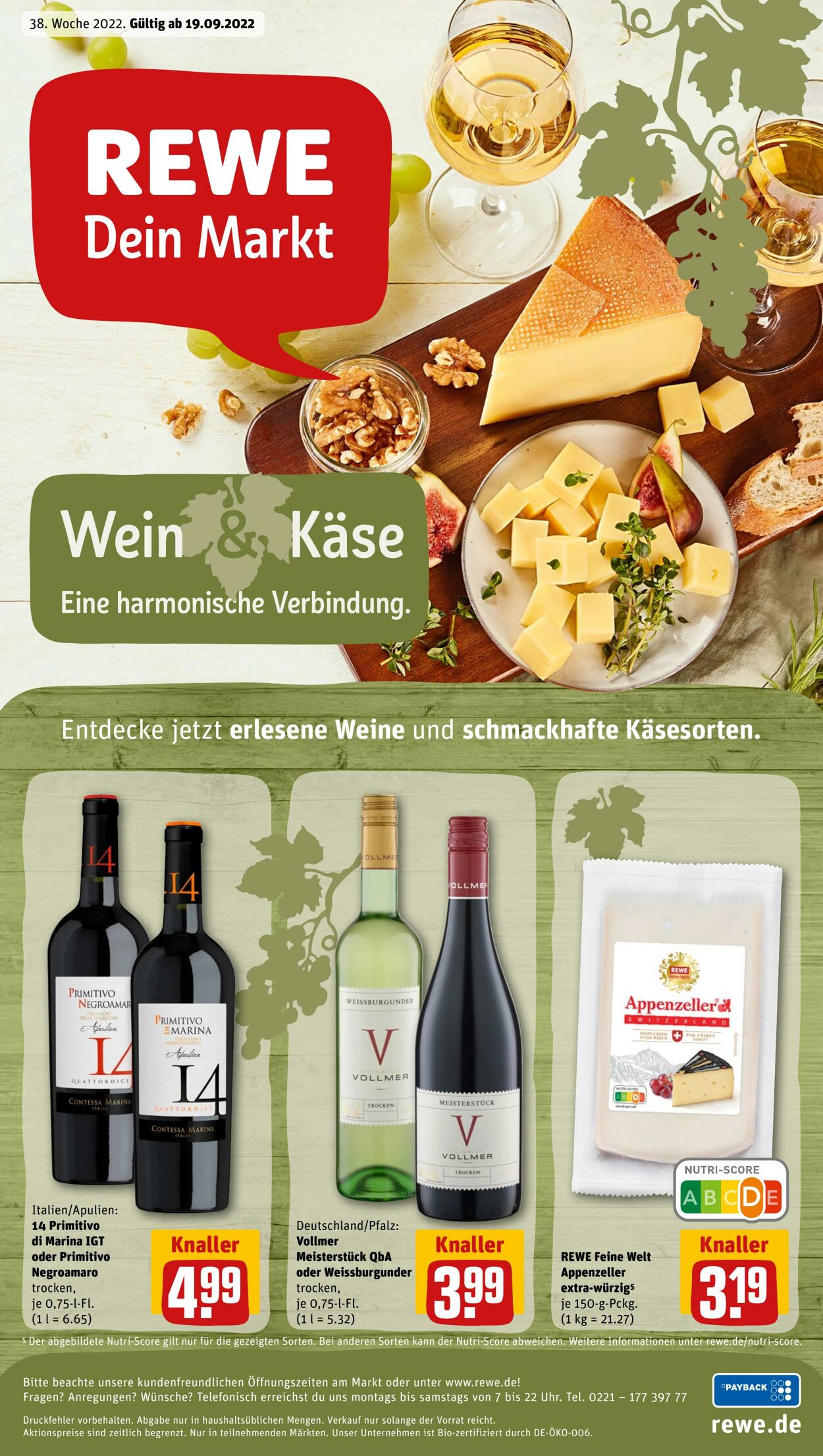 Prospekt Rewe 19.09.2022 - 24.09.2022