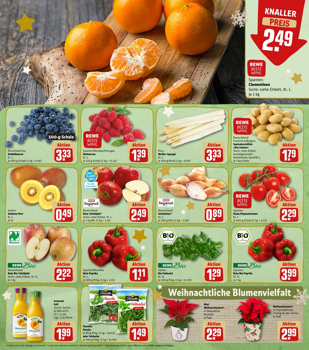 Prospekt Rewe 19.12.2022 - 24.12.2022