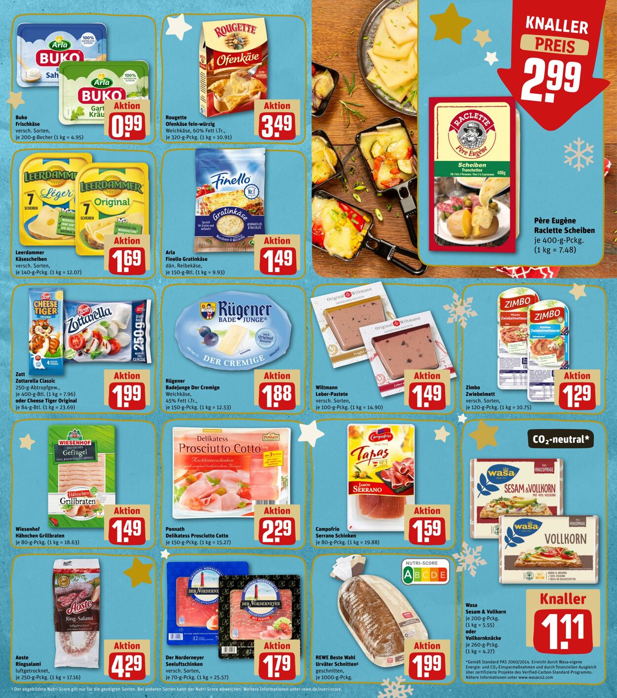 Prospekt Rewe 19.12.2022 - 24.12.2022