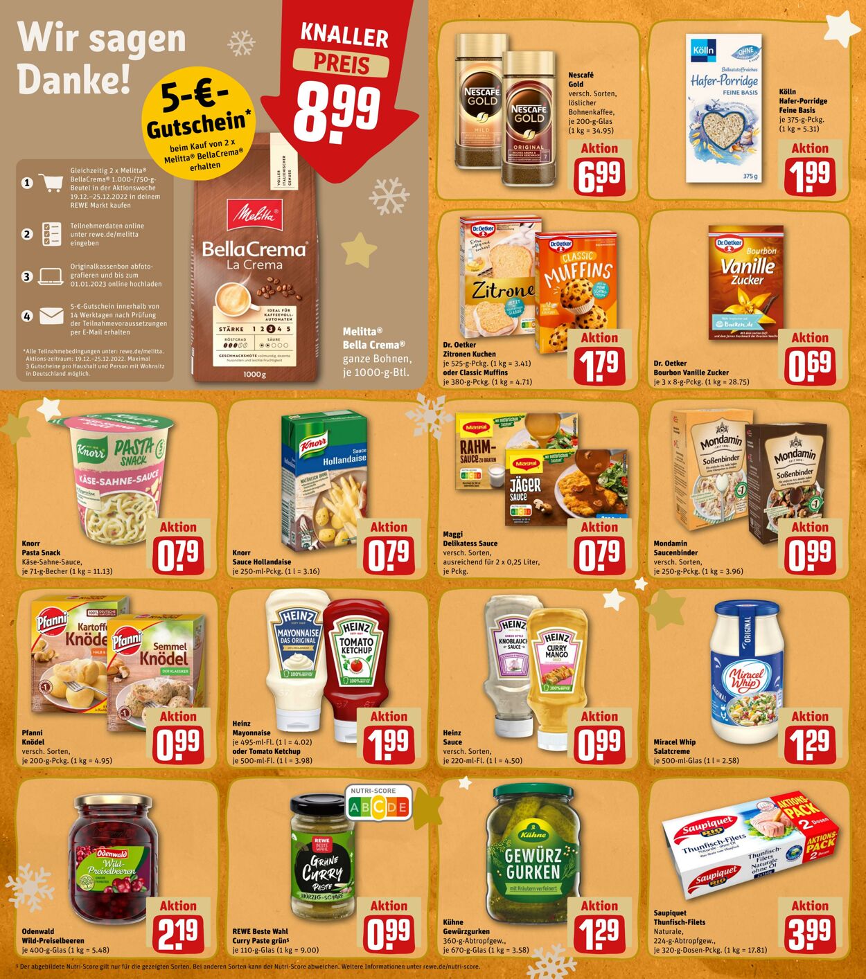 Prospekt Rewe 19.12.2022 - 24.12.2022