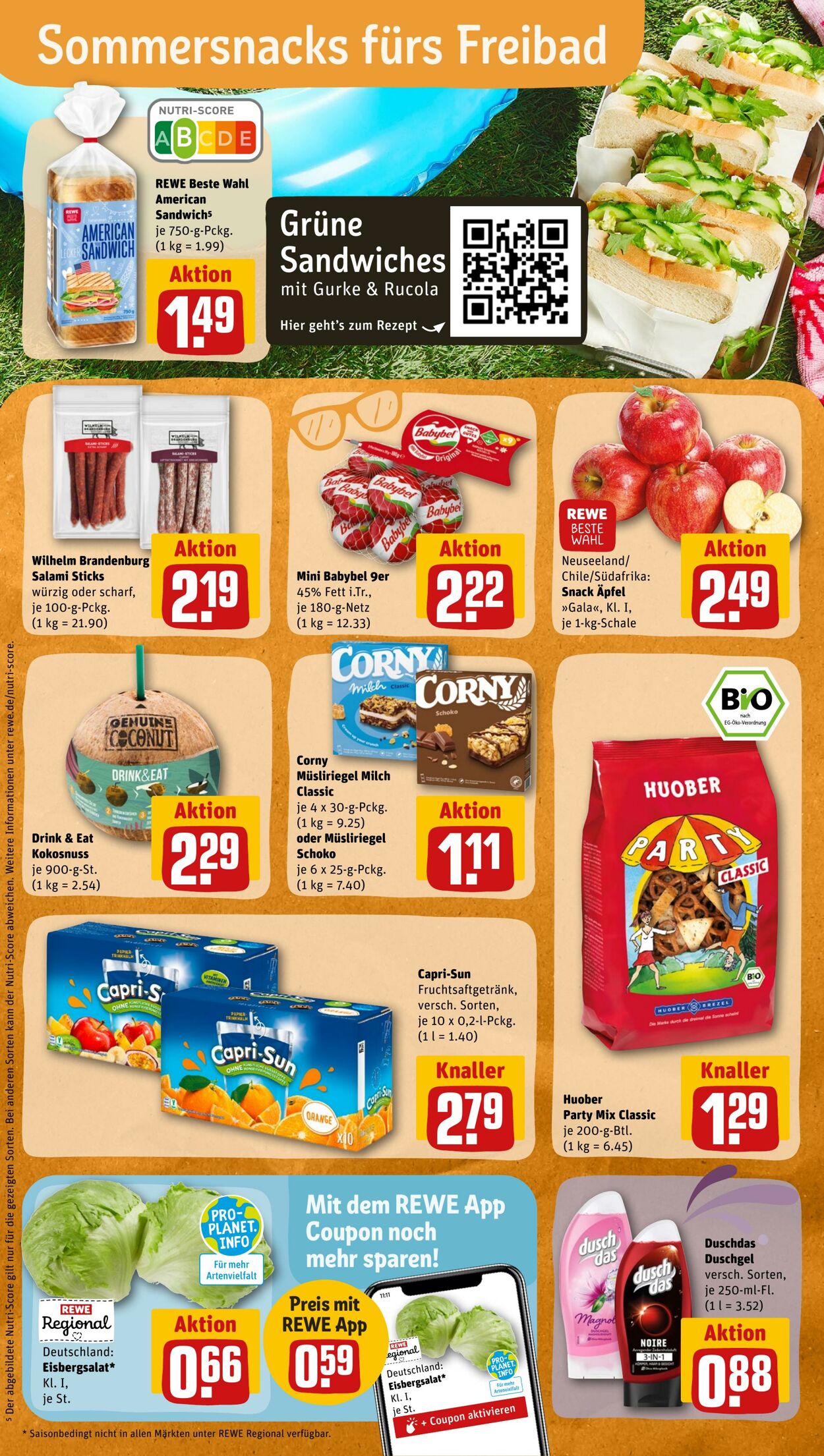 Prospekt Rewe 01.08.2022 - 06.08.2022