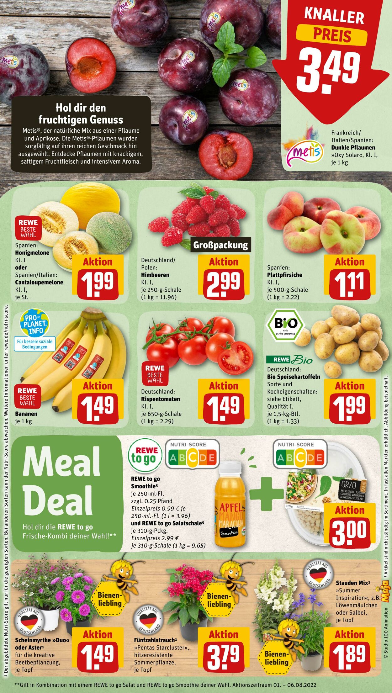 Prospekt Rewe 01.08.2022 - 06.08.2022