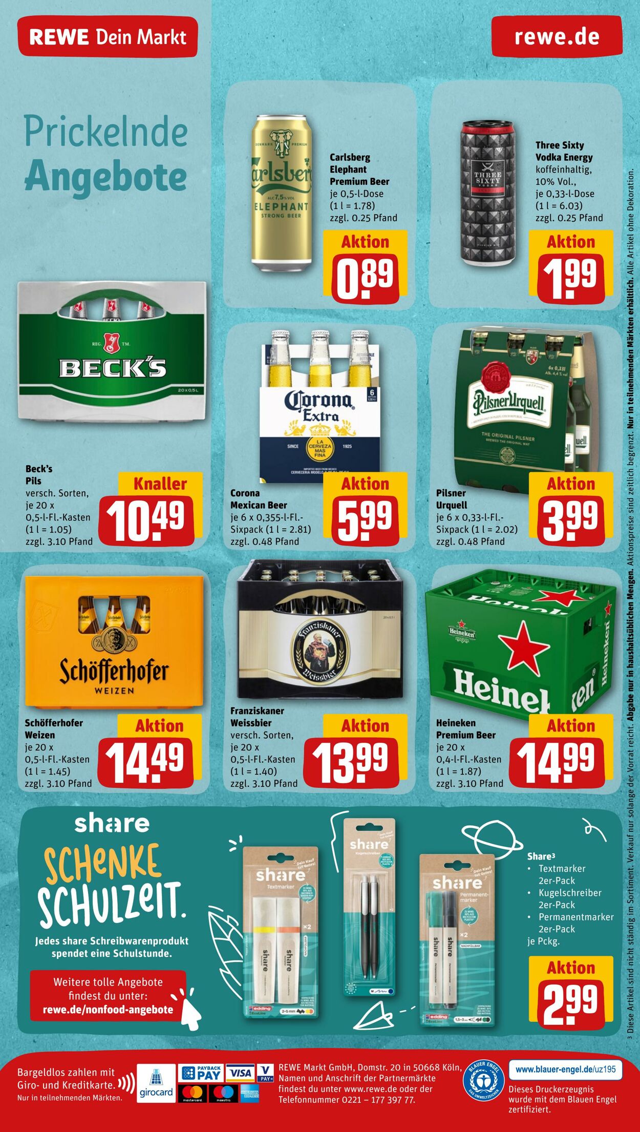 Prospekt Rewe 01.08.2022 - 06.08.2022