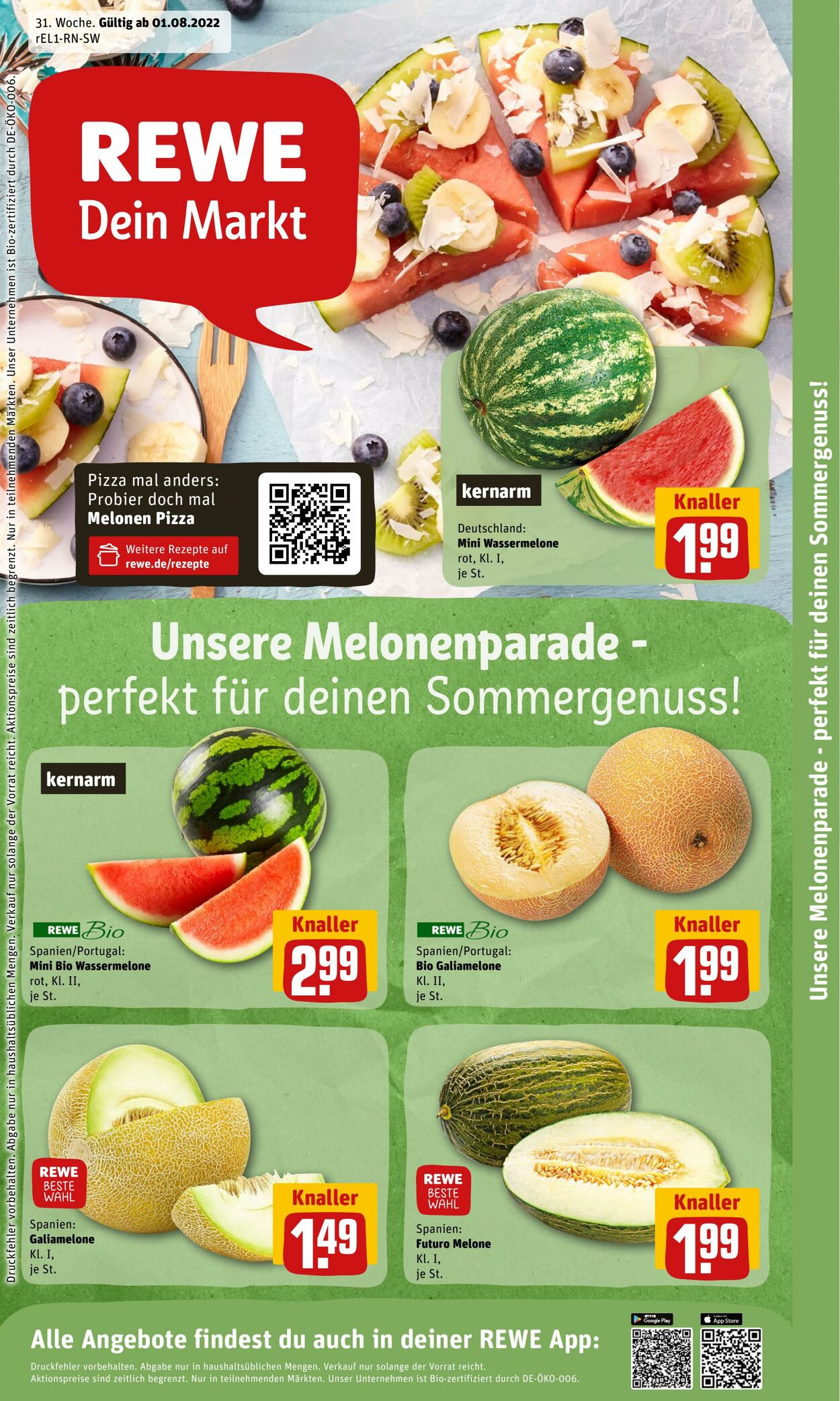 Prospekt Rewe 01.08.2022 - 06.08.2022