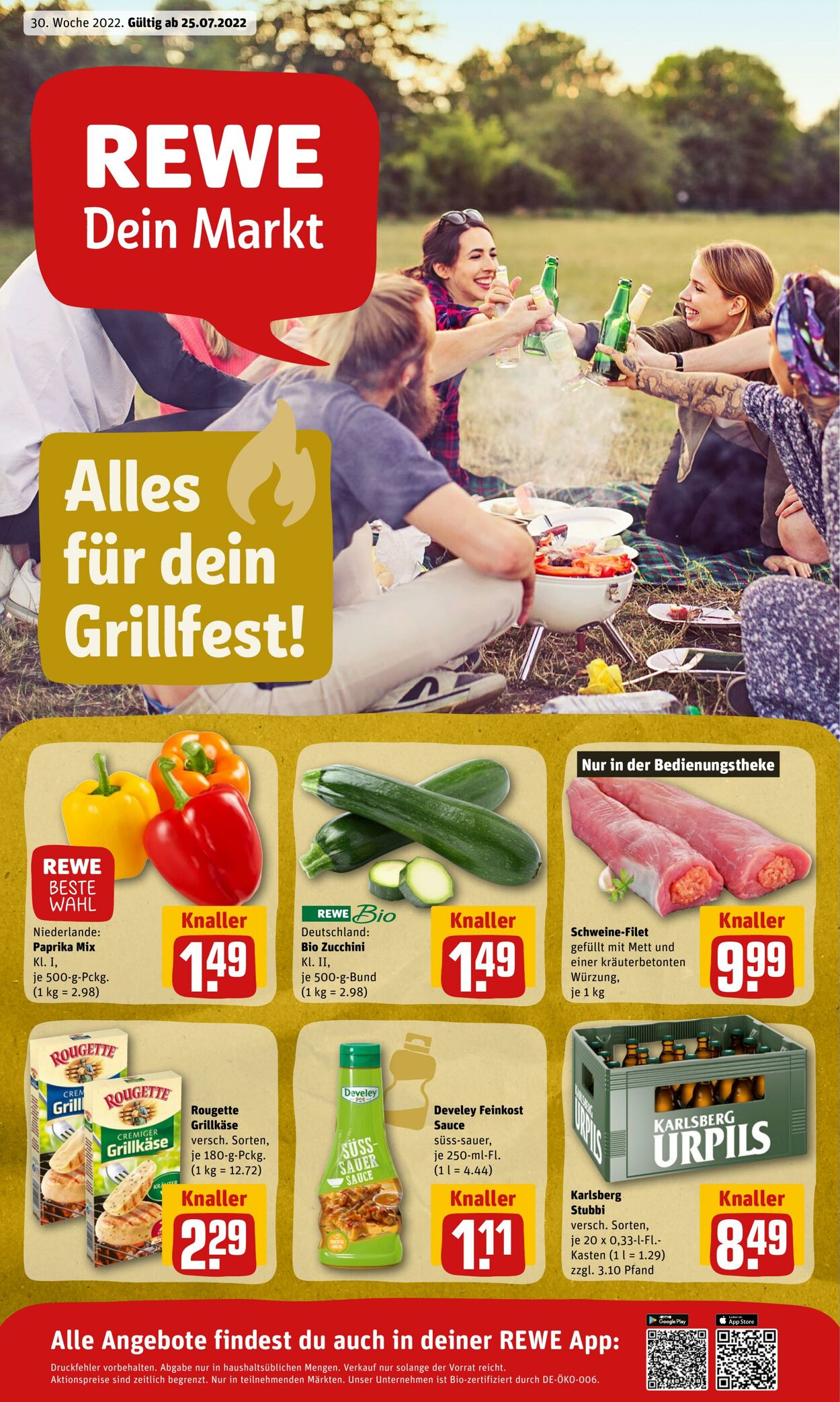 Prospekt Rewe 25.07.2022 - 30.07.2022