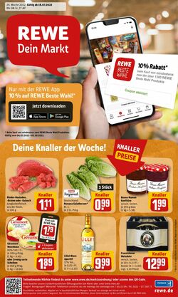 Prospekt Rewe 18.07.2022 - 23.07.2022