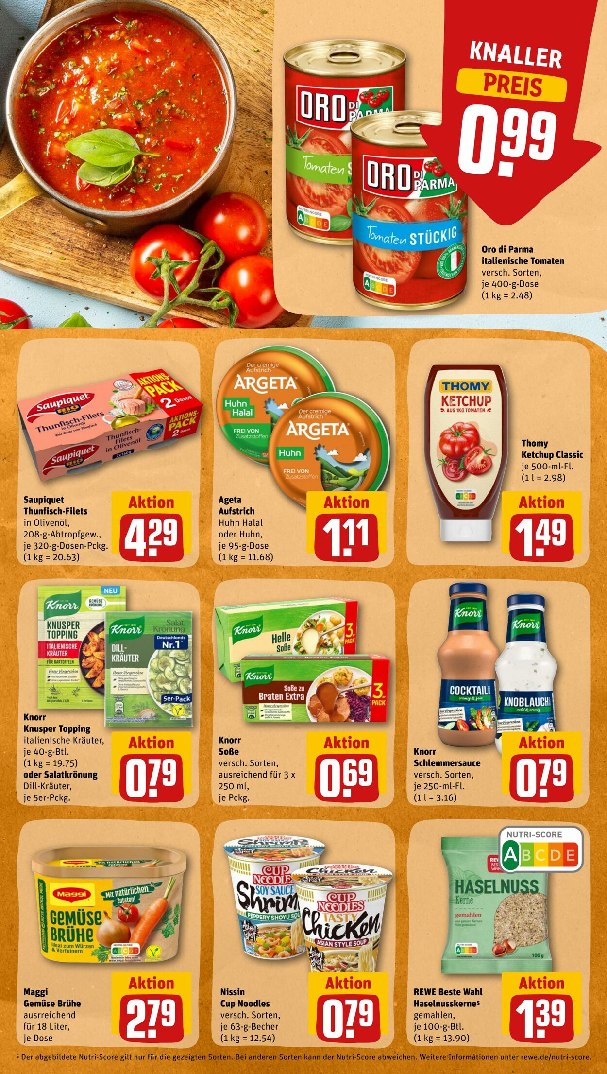 Prospekt Rewe 08.08.2022 - 13.08.2022