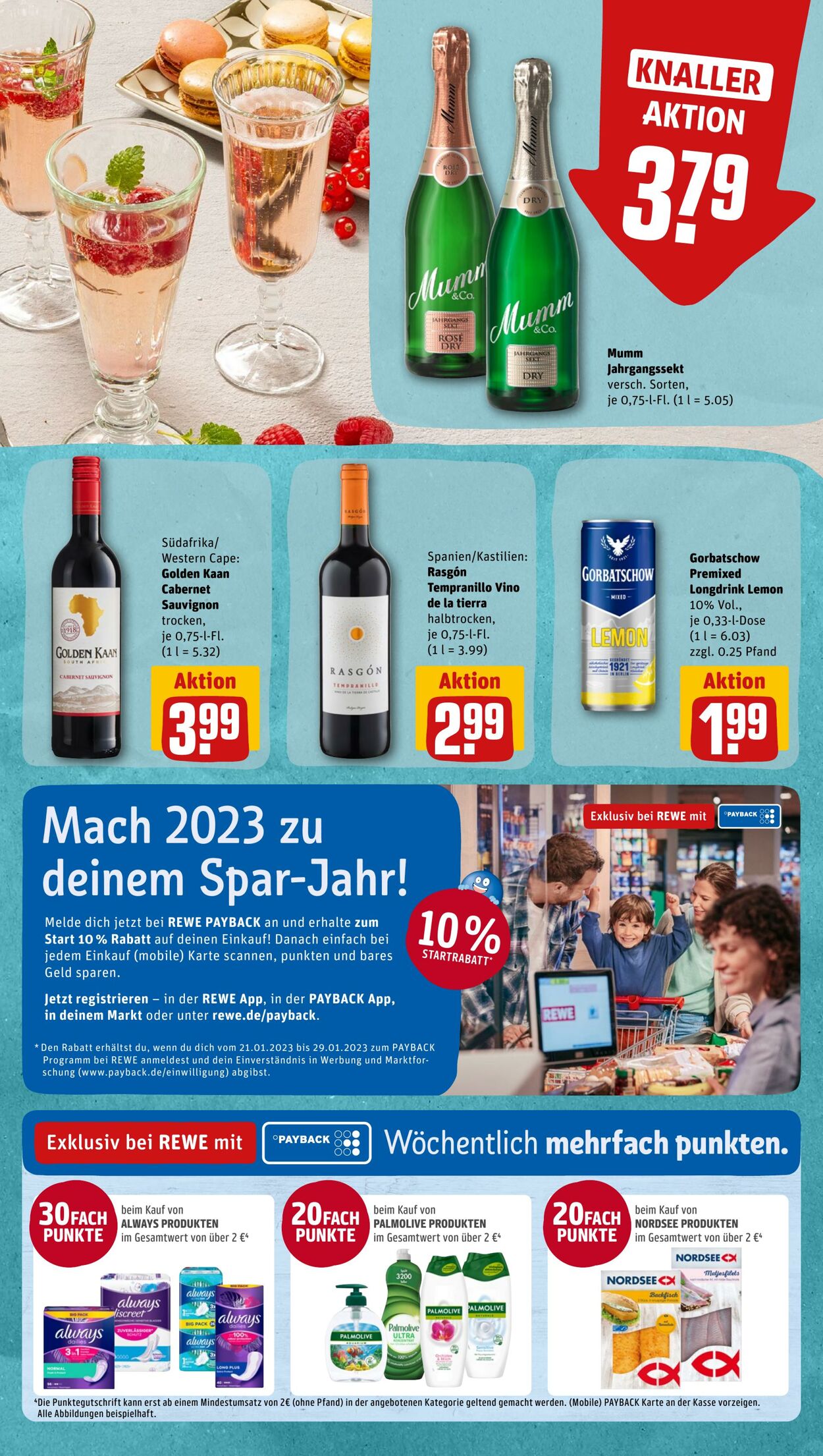 Prospekt Rewe 23.01.2023 - 28.01.2023