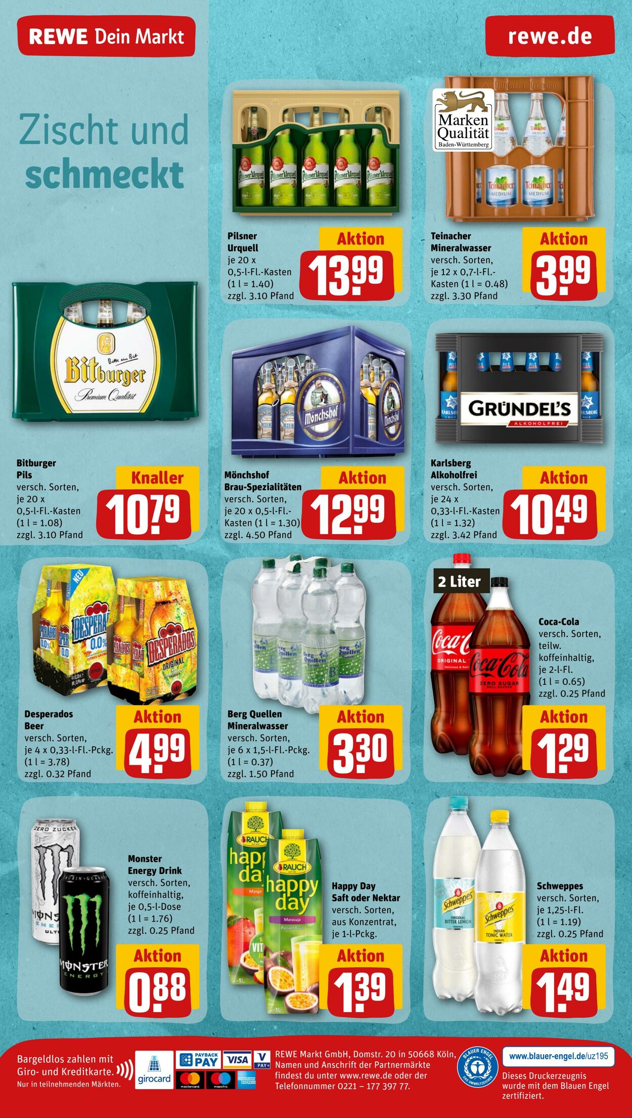 Prospekt Rewe 23.01.2023 - 28.01.2023