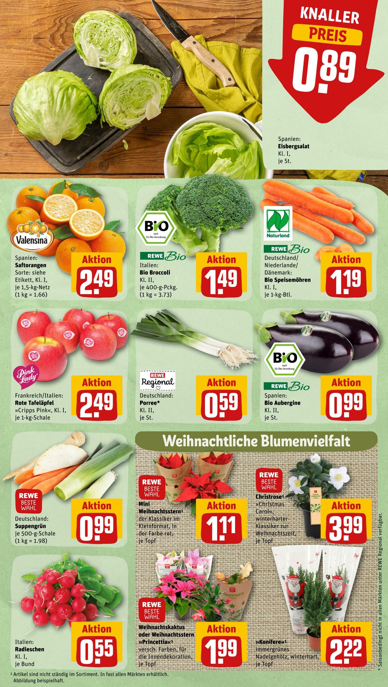 Prospekt Rewe 21.11.2022 - 26.11.2022