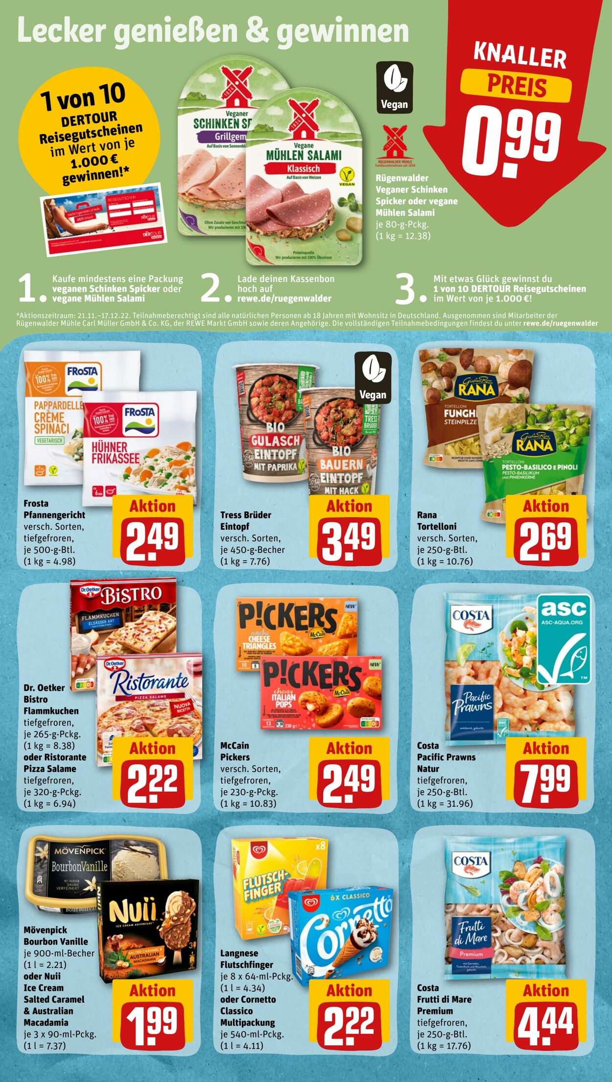 Prospekt Rewe 21.11.2022 - 26.11.2022