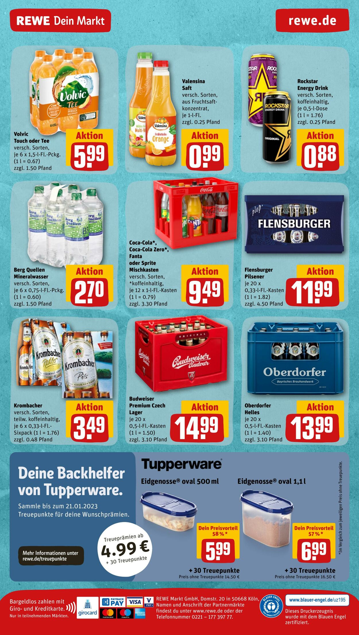 Prospekt Rewe 21.11.2022 - 26.11.2022