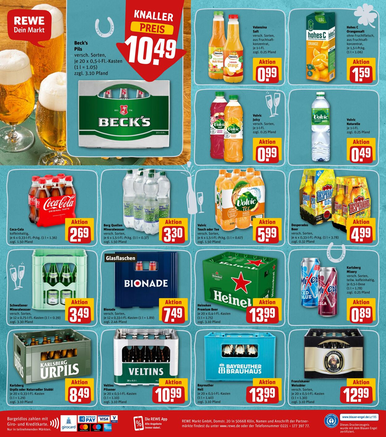 Prospekt Rewe 27.12.2022 - 31.12.2022