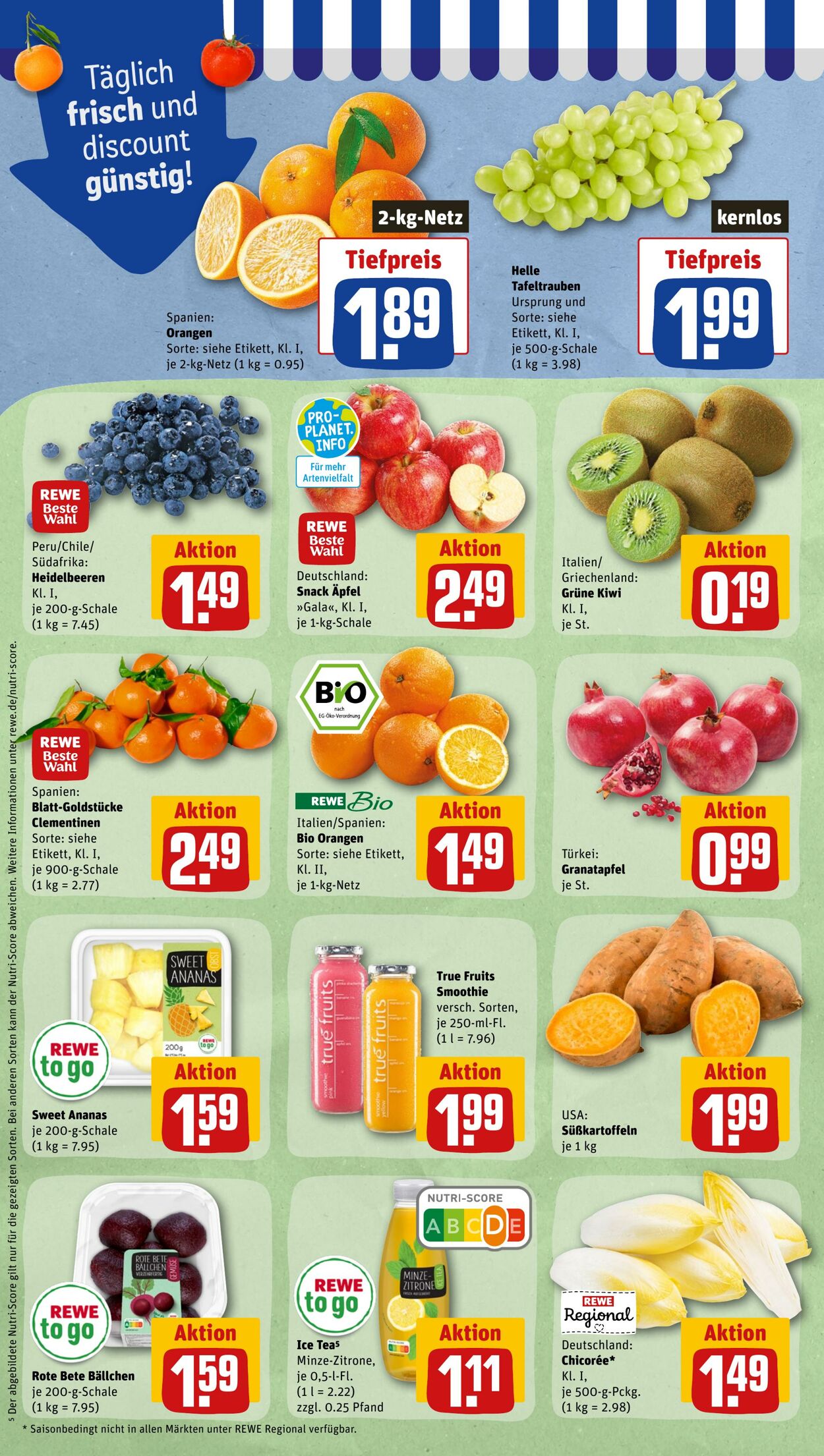 Prospekt Rewe 02.01.2023 - 07.01.2023