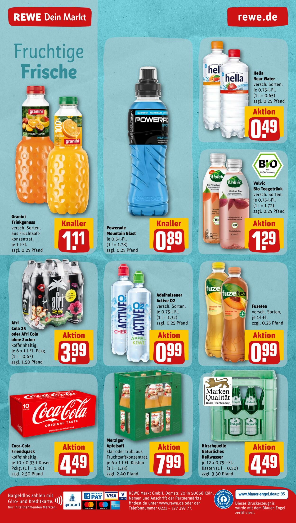 Prospekt Rewe 02.01.2023 - 07.01.2023