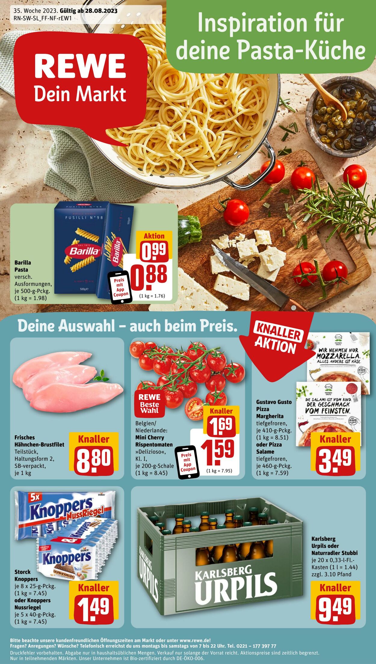 Prospekt Rewe 27.08.2023 - 02.09.2023