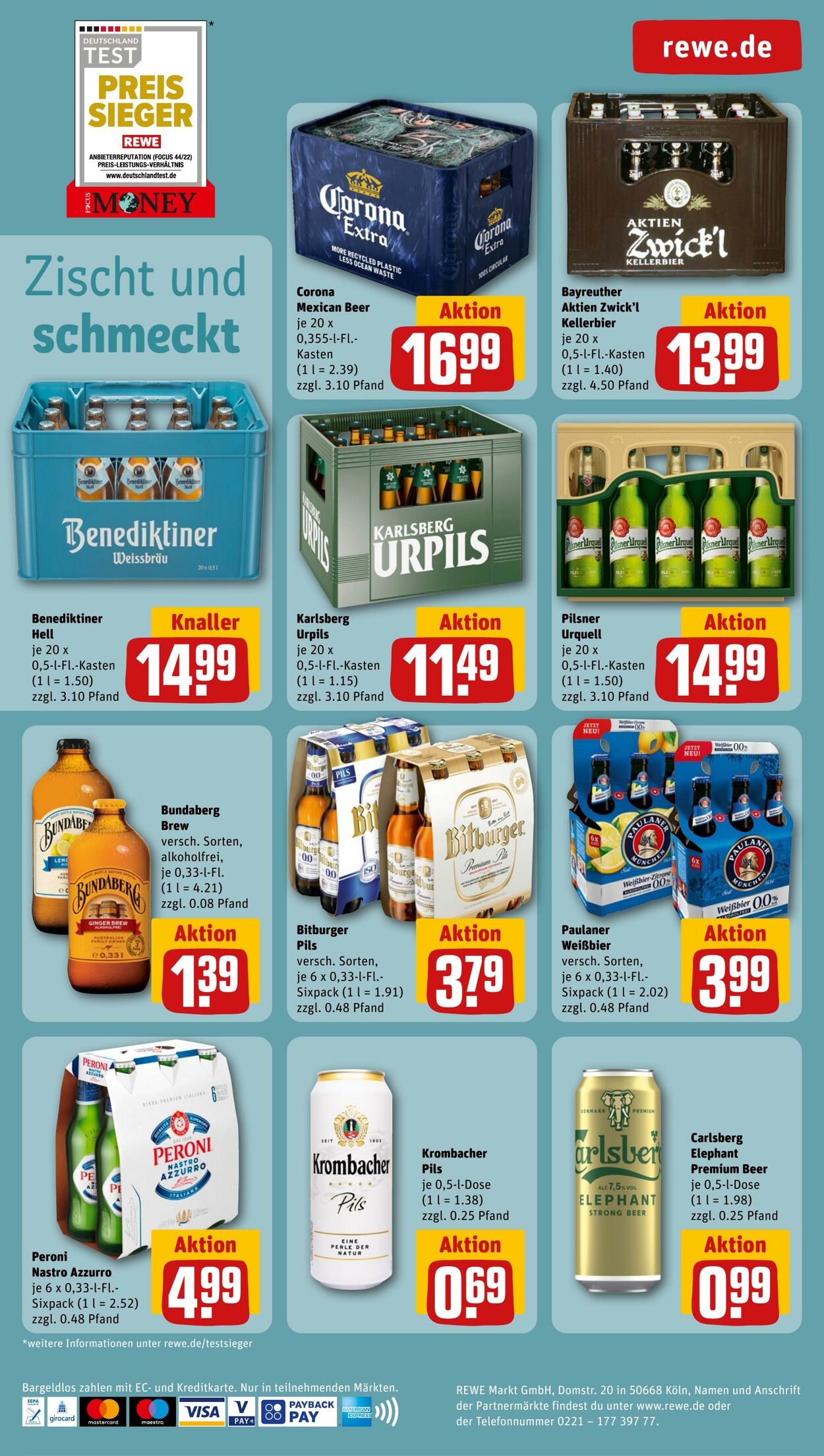 Prospekt Rewe 27.08.2023 - 02.09.2023