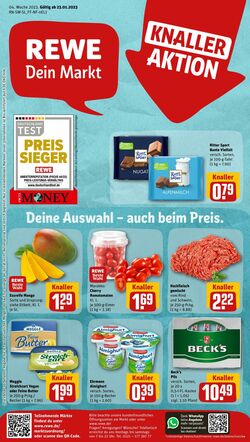 Prospekt Rewe 23.01.2023 - 28.01.2023