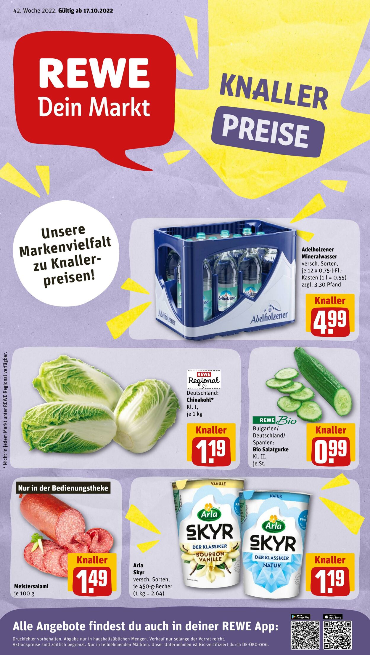 Prospekt Rewe 17.10.2022 - 22.10.2022