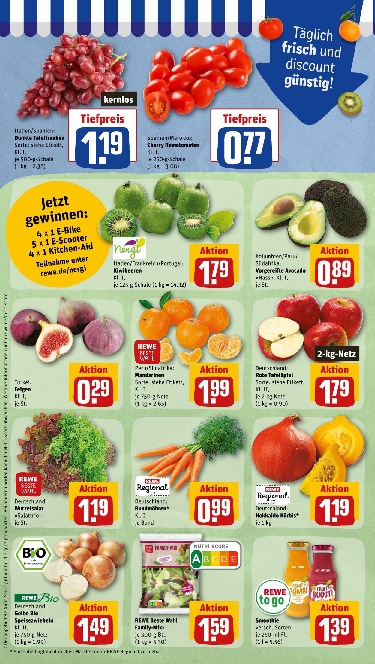 Prospekt Rewe 26.09.2022 - 01.10.2022