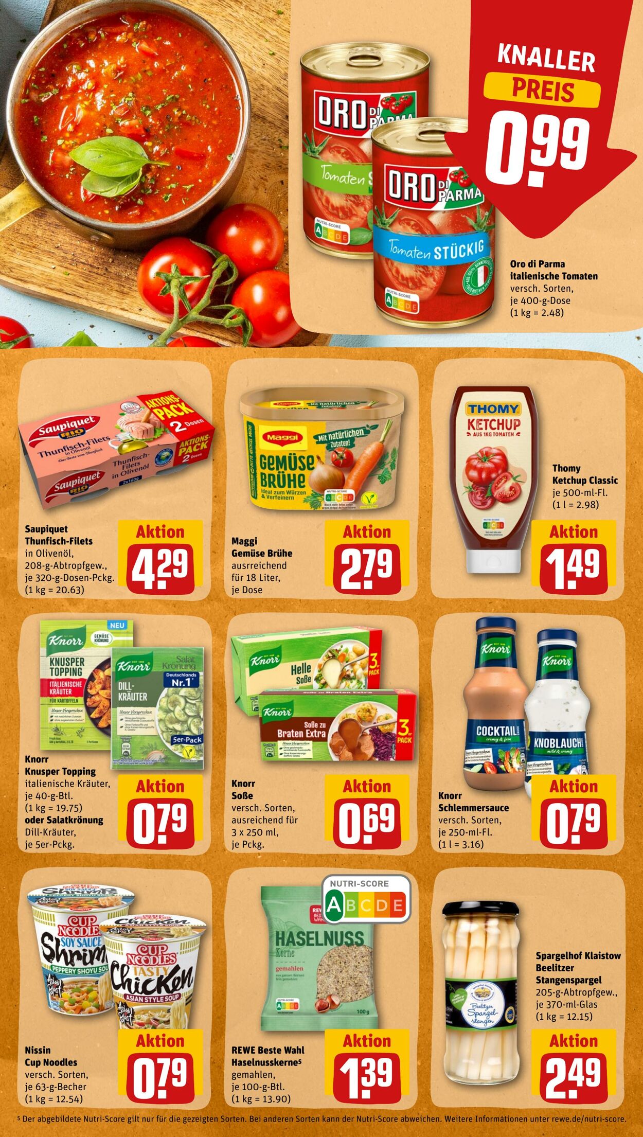 Prospekt Rewe 08.08.2022 - 13.08.2022