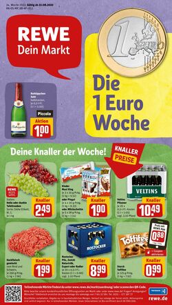 Prospekt Rewe 22.08.2022 - 27.08.2022