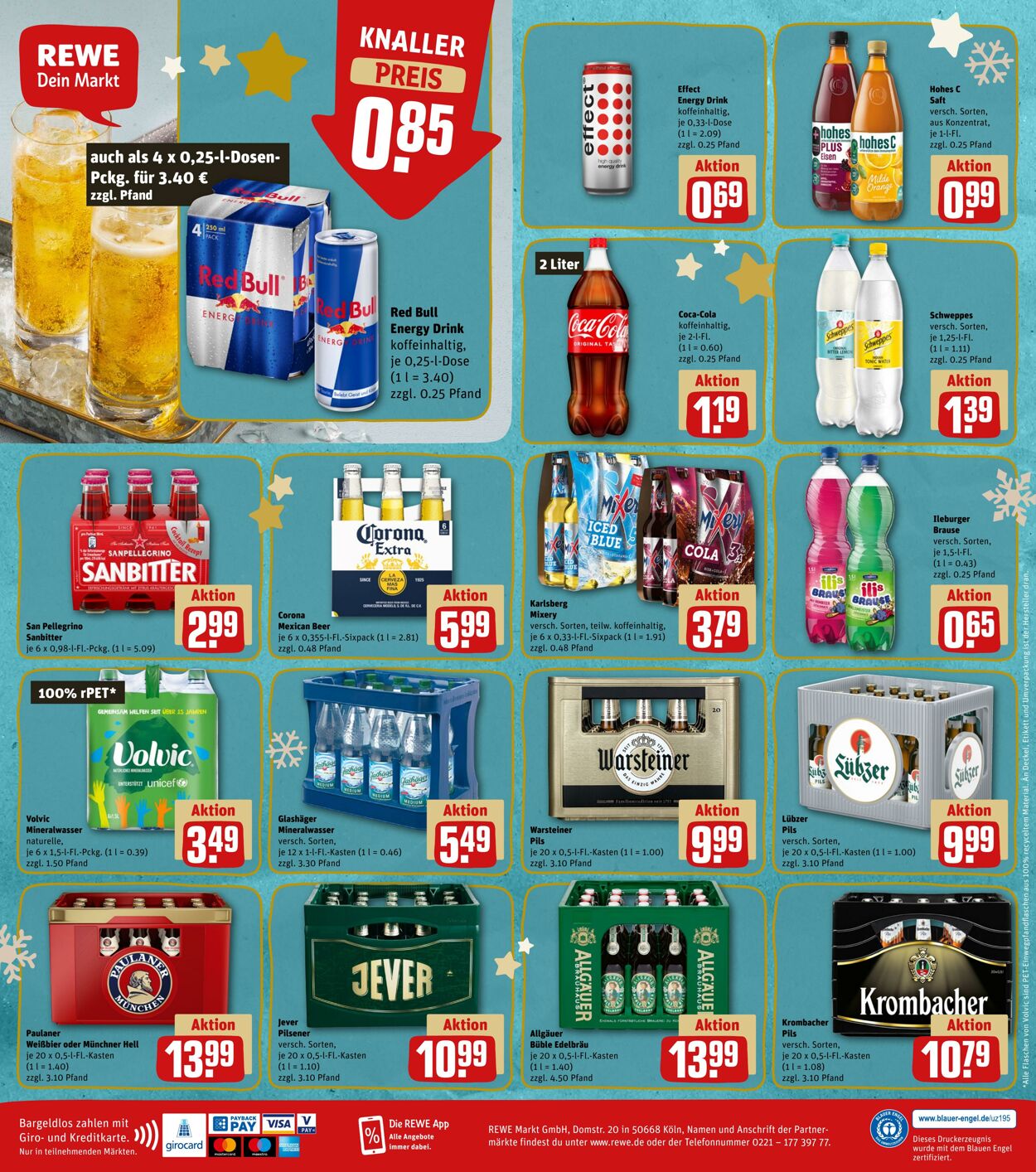 Prospekt Rewe 19.12.2022 - 24.12.2022