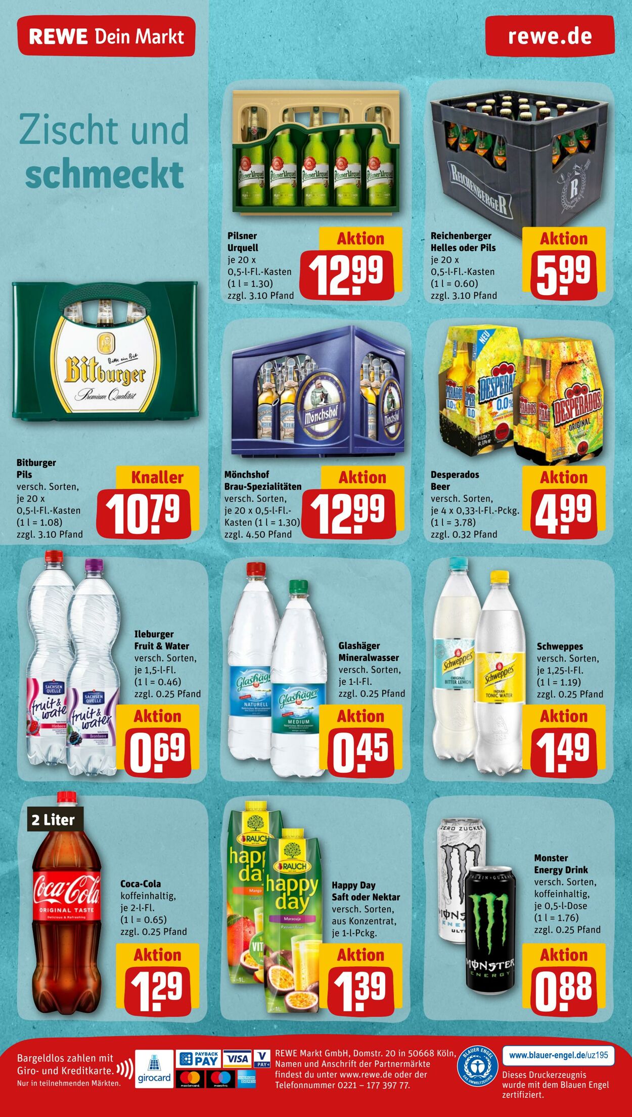 Prospekt Rewe 23.01.2023 - 28.01.2023