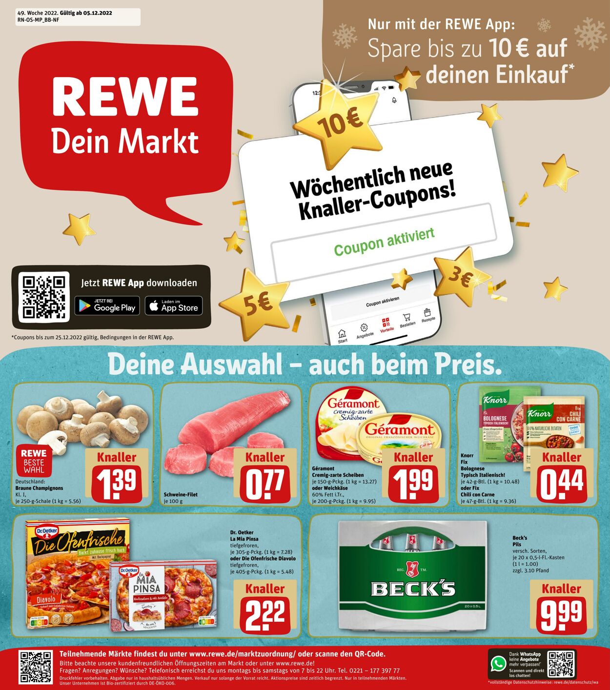 Prospekt Rewe 05.12.2022 - 10.12.2022