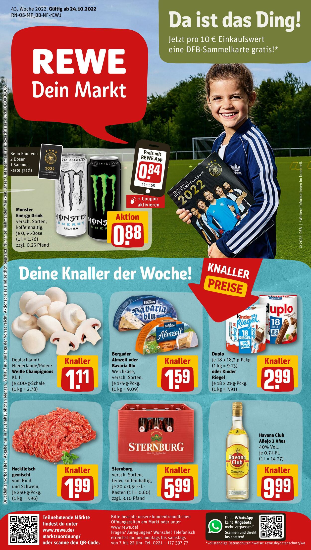 Prospekt Rewe 24.10.2022 - 29.10.2022