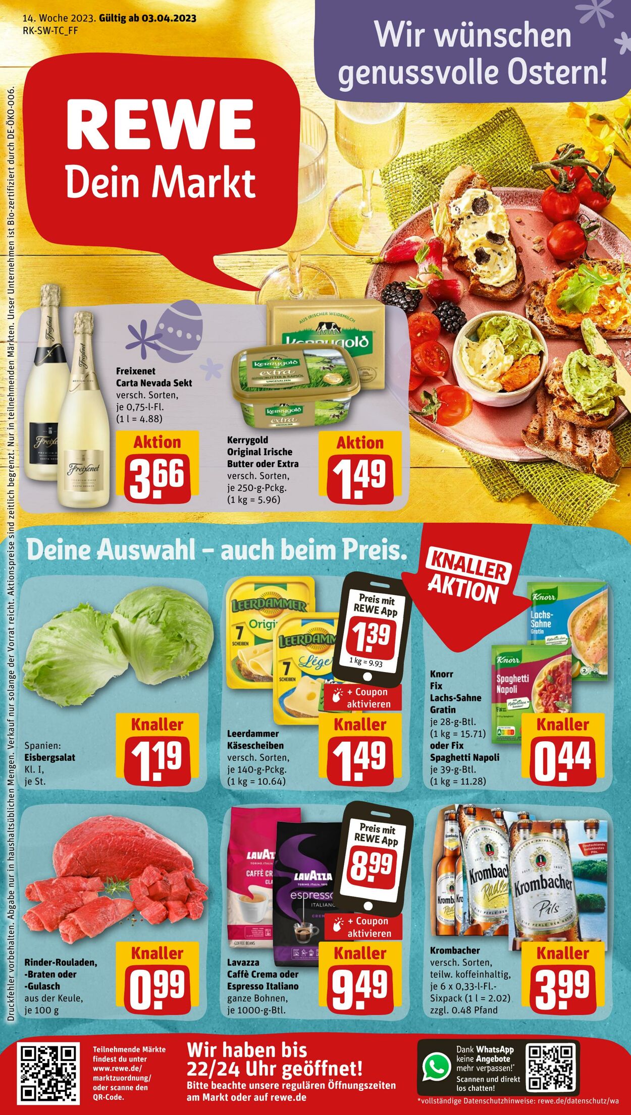 Prospekt Rewe 03.04.2023 - 08.04.2023