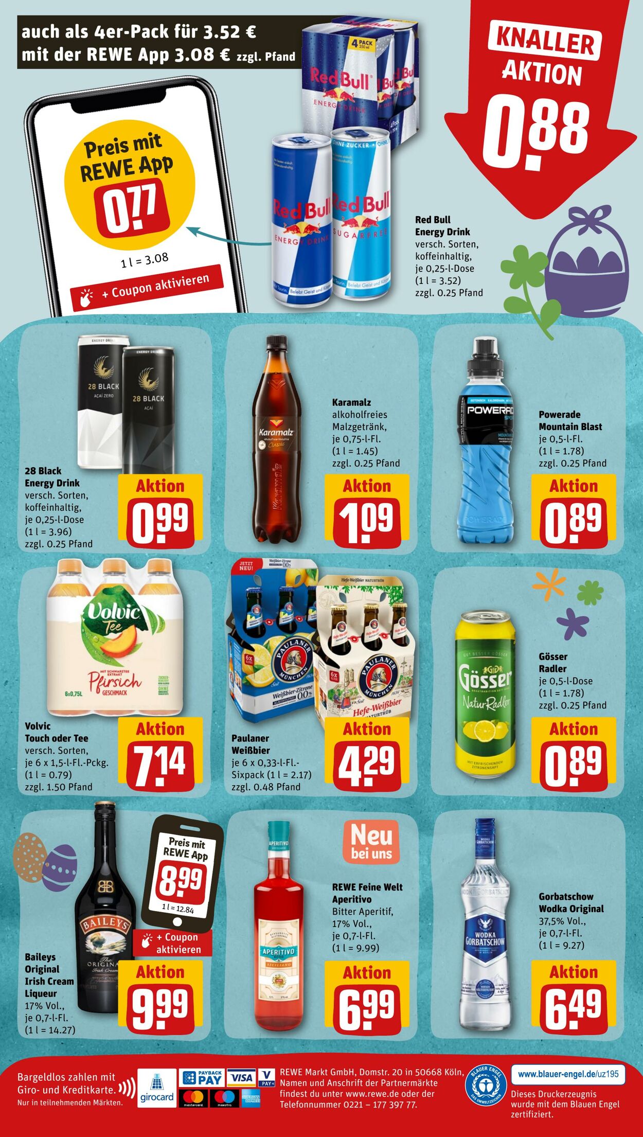 Prospekt Rewe 03.04.2023 - 08.04.2023