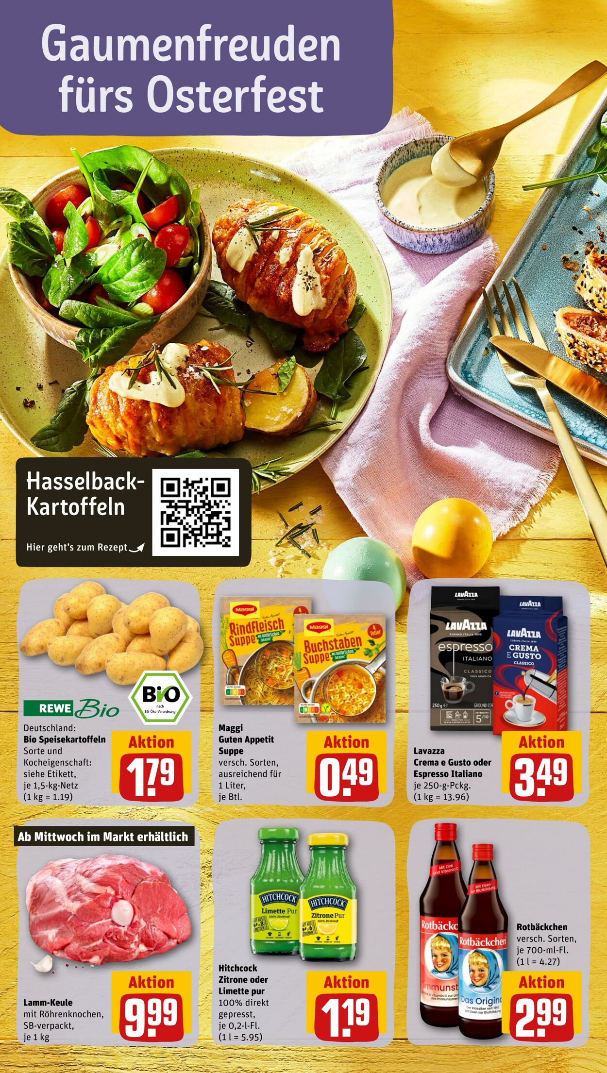 Prospekt Rewe 03.04.2023 - 08.04.2023