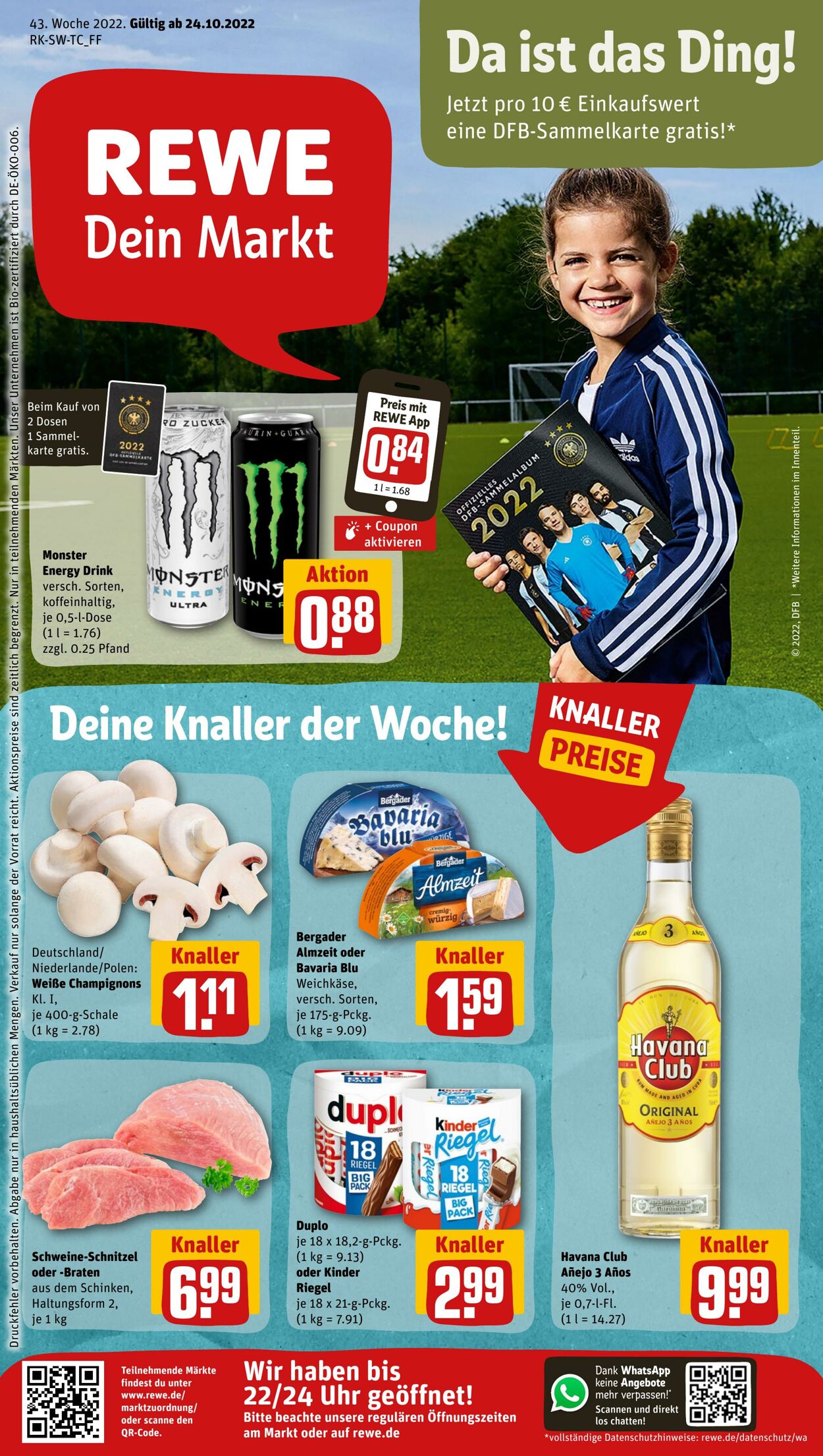 Prospekt Rewe 24.10.2022 - 29.10.2022