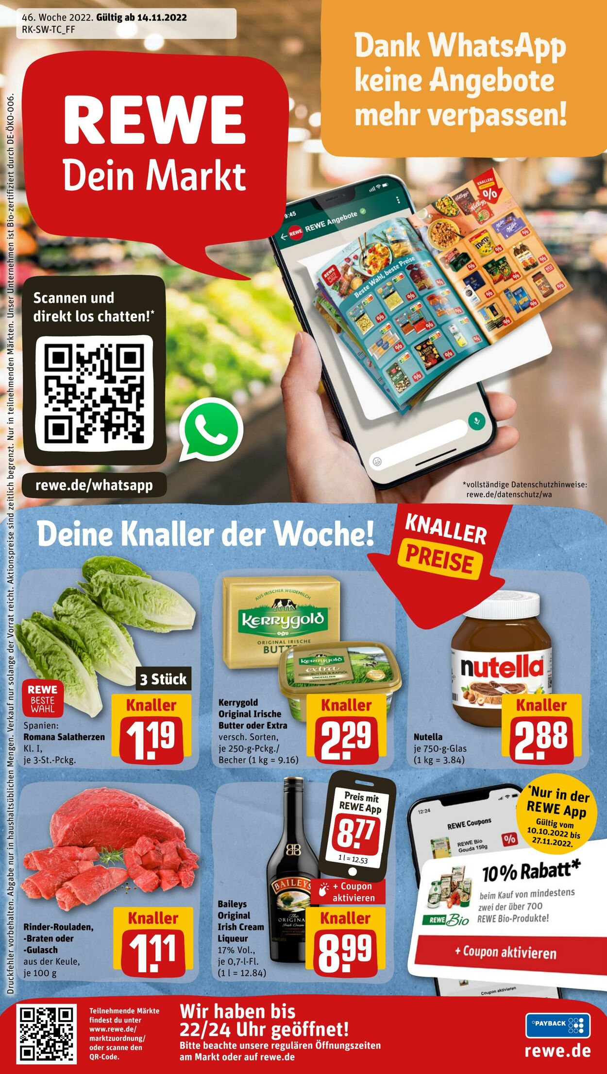 Prospekt Rewe 14.11.2022 - 19.11.2022