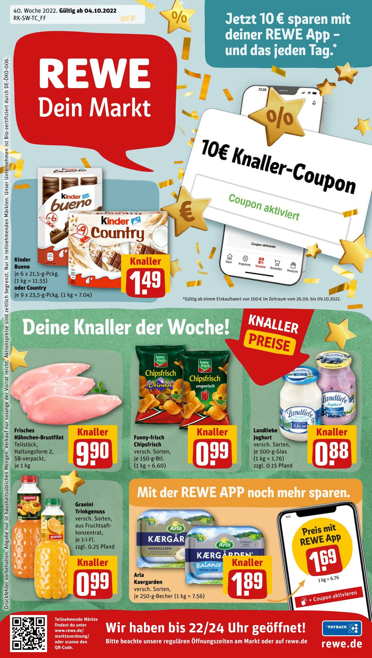 Prospekt Rewe 04.10.2022 - 08.10.2022