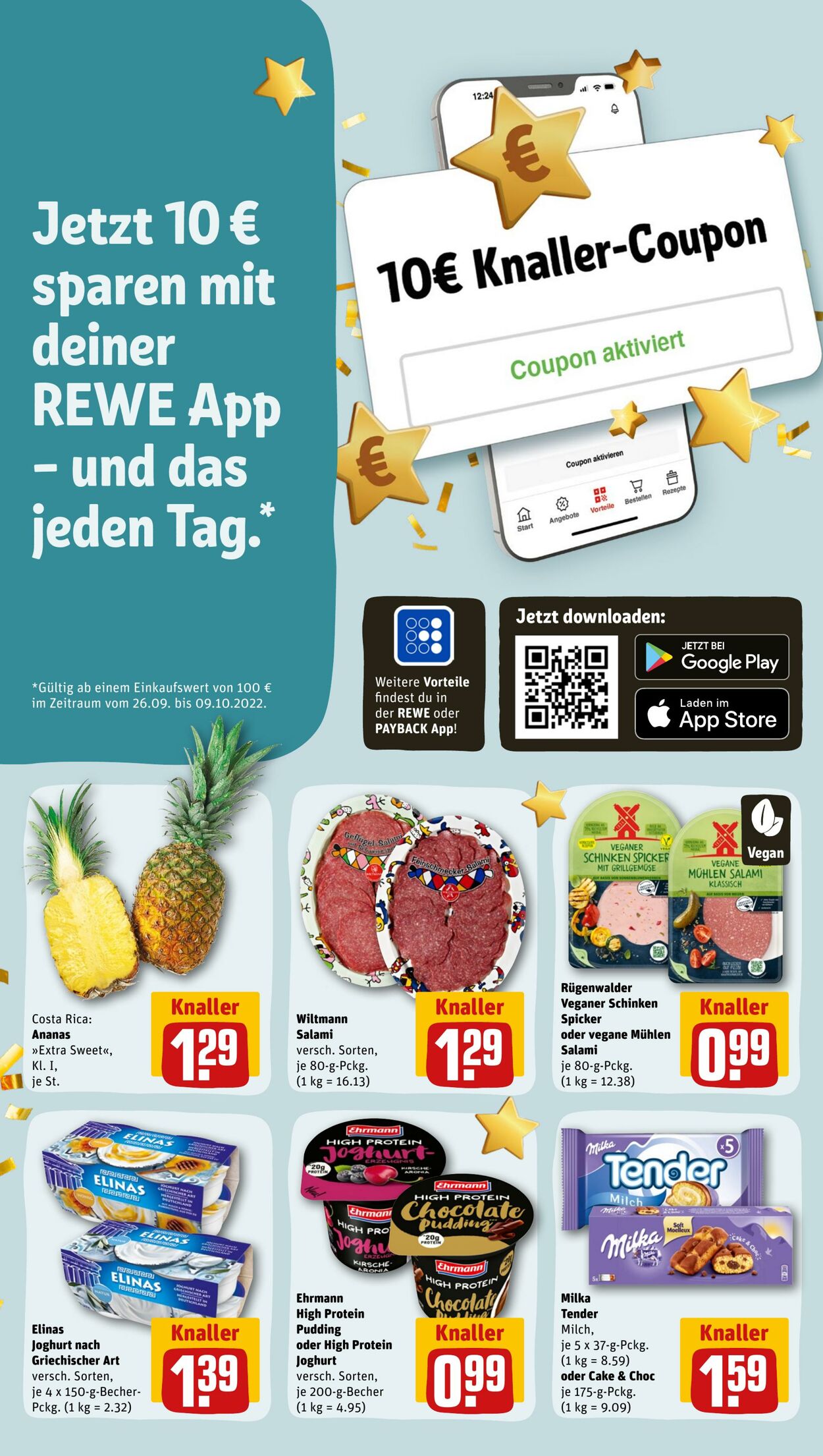 Prospekt Rewe 04.10.2022 - 08.10.2022