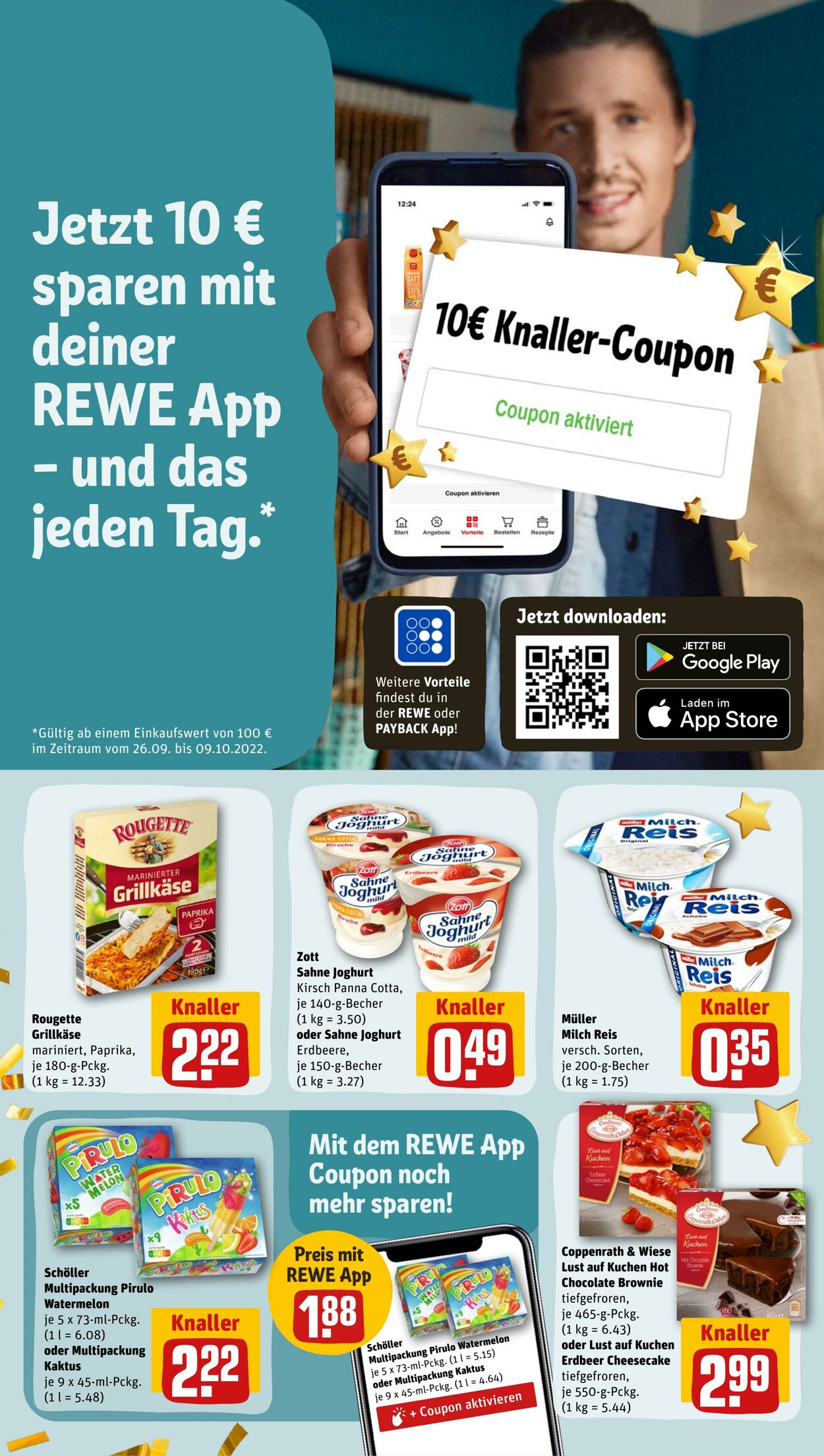 Prospekt Rewe 26.09.2022 - 01.10.2022