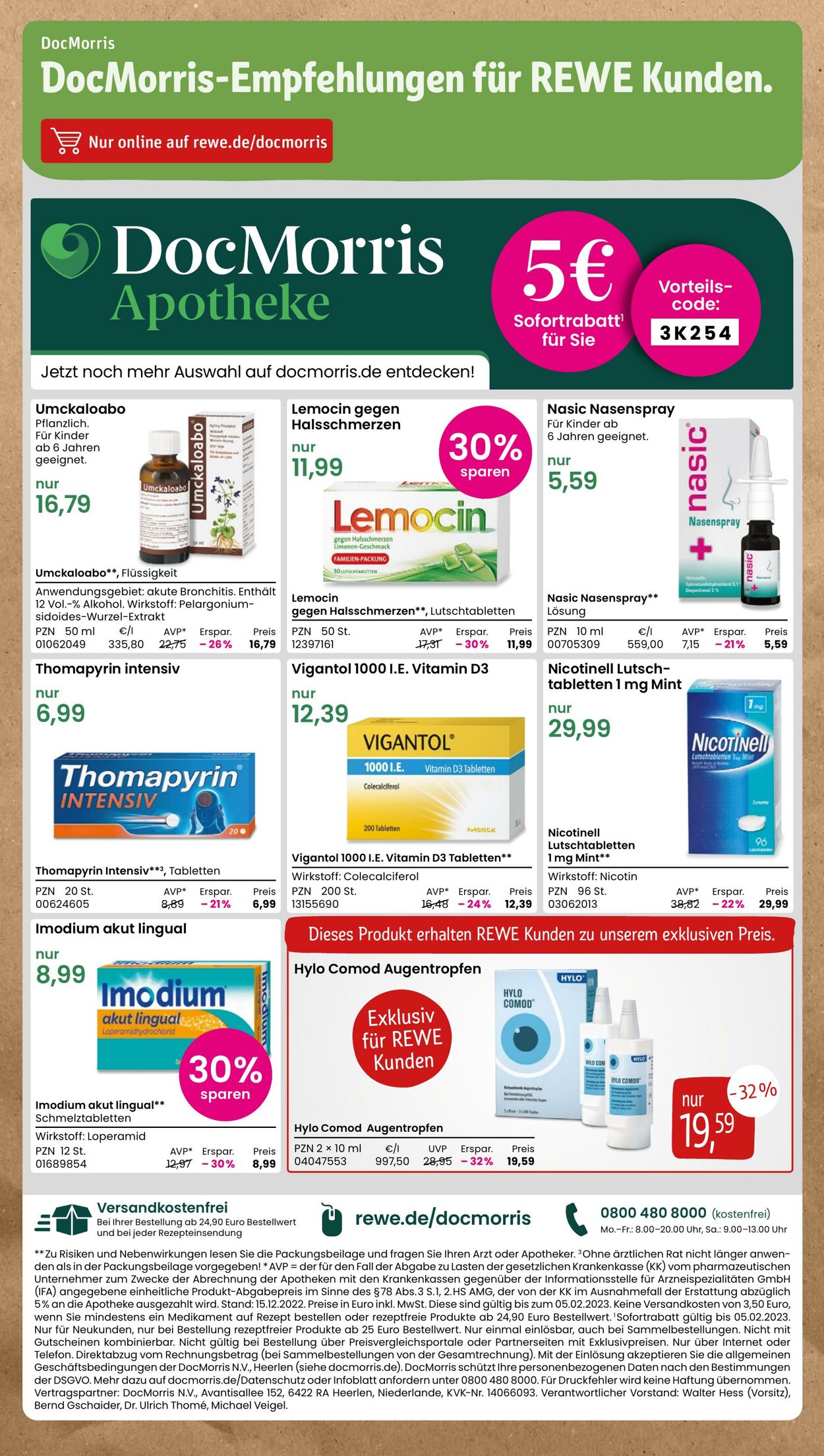 Prospekt Rewe 23.01.2023 - 28.01.2023