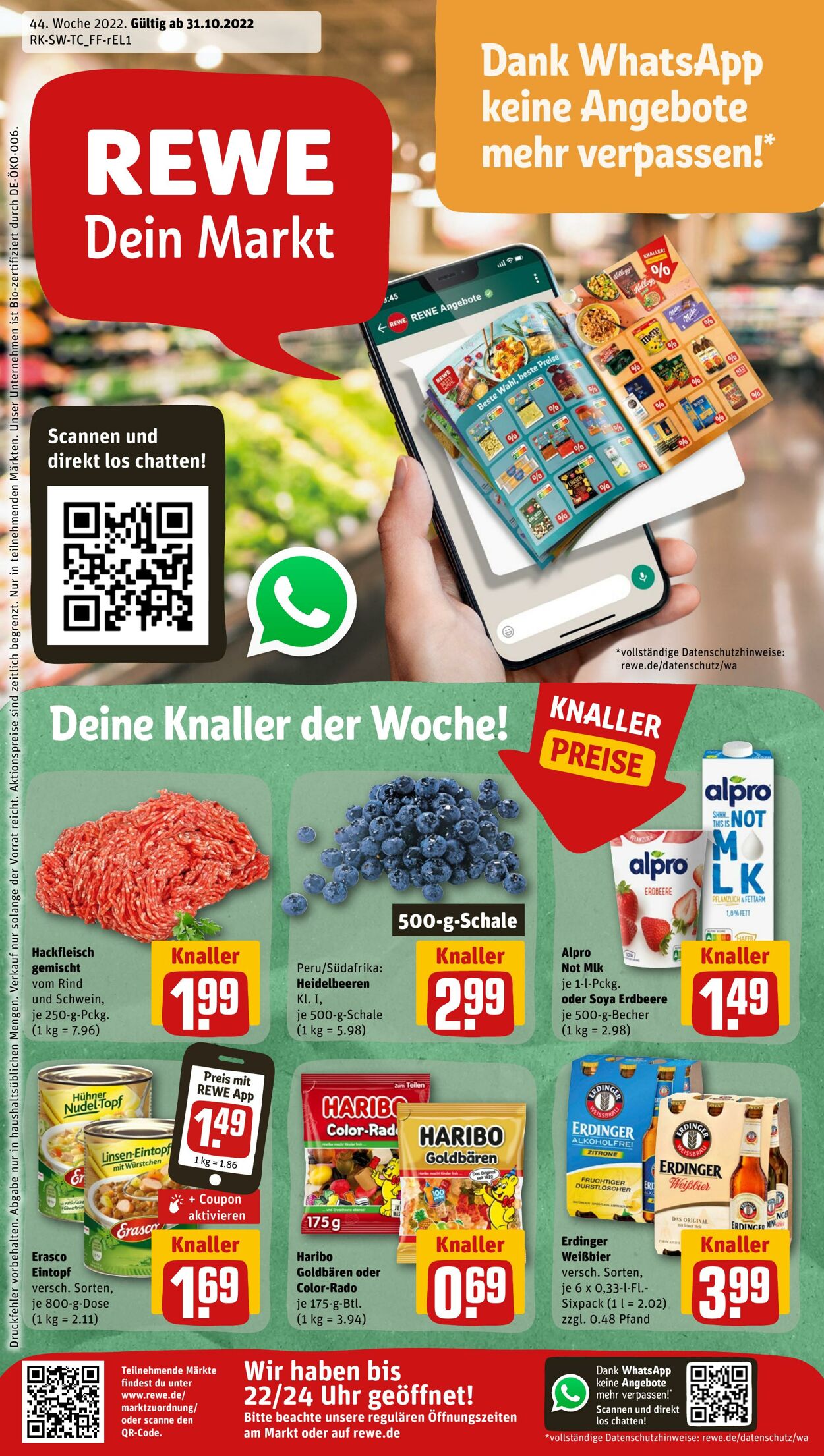 Prospekt Rewe 31.10.2022 - 05.11.2022