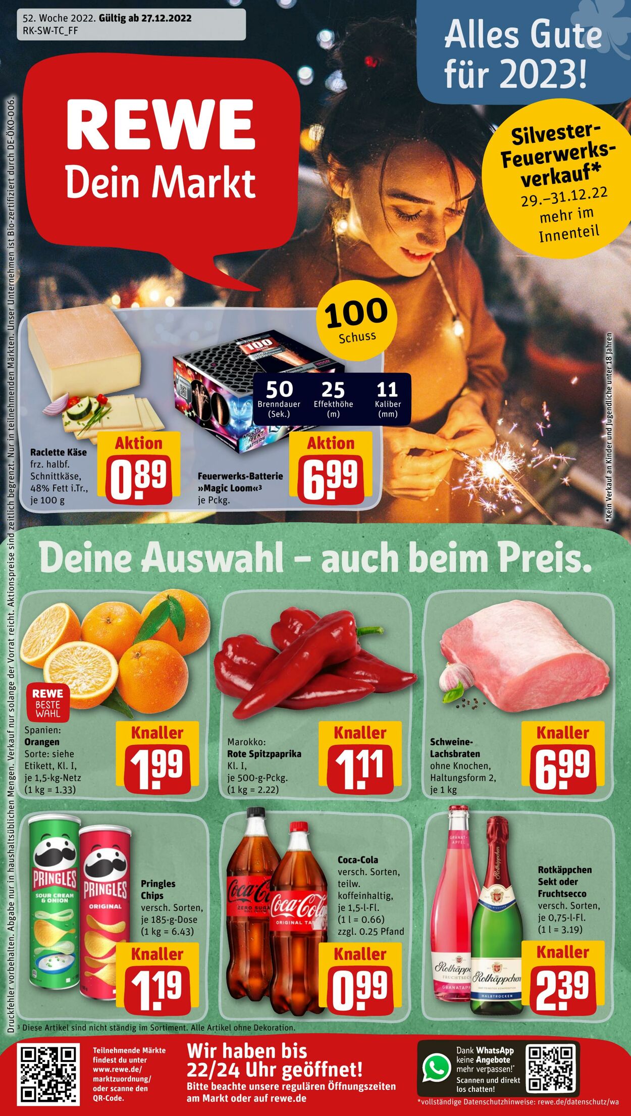 Prospekt Rewe 27.12.2022 - 31.12.2022