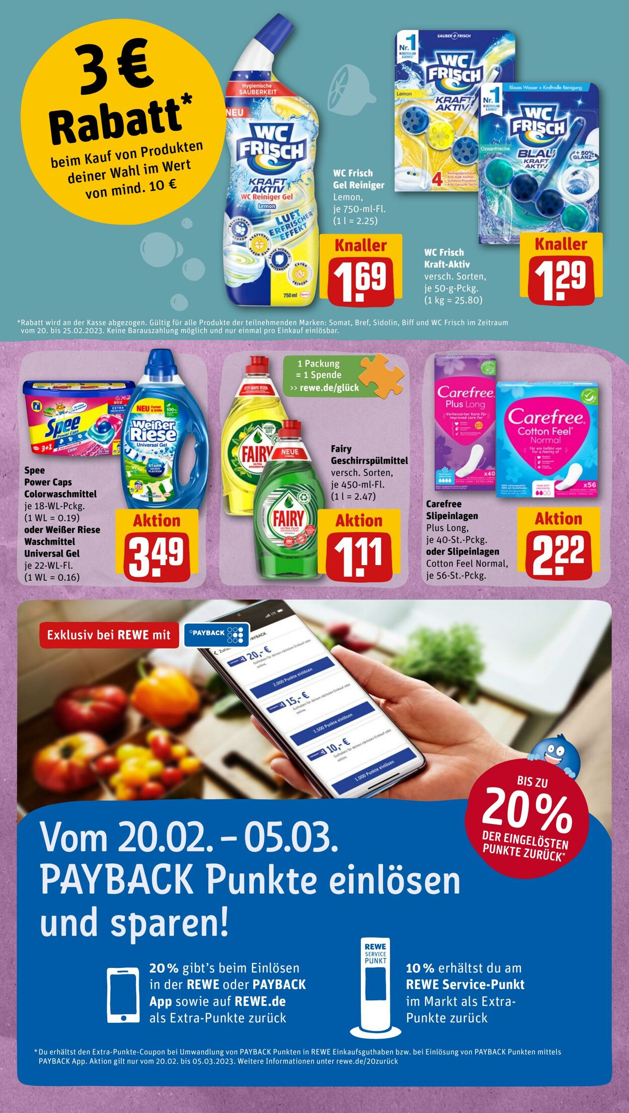 Prospekt Rewe 20.02.2023 - 25.02.2023