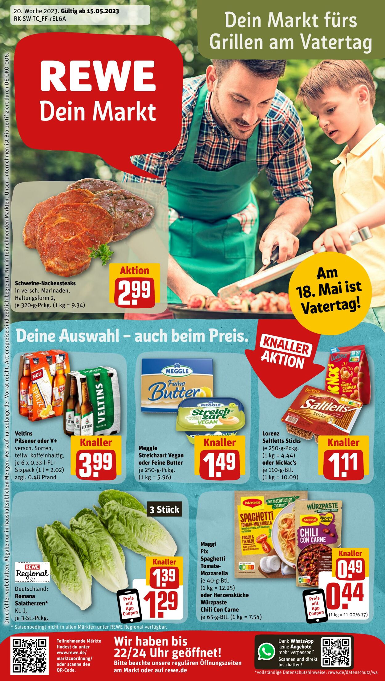 Prospekt Rewe 15.05.2023 - 20.05.2023