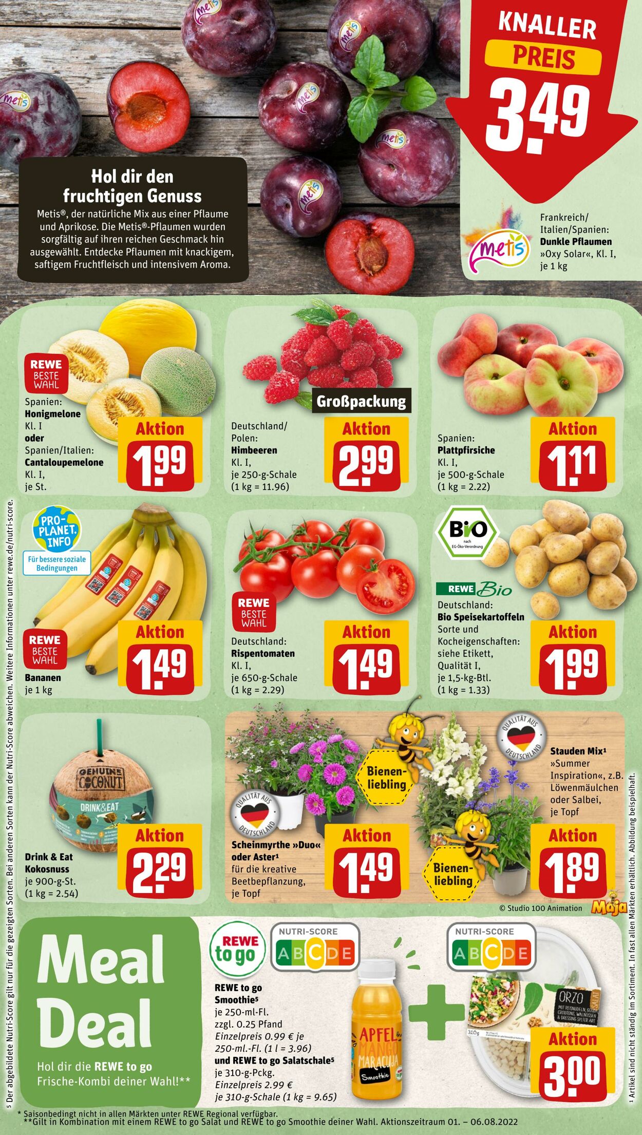 Prospekt Rewe 01.08.2022 - 06.08.2022