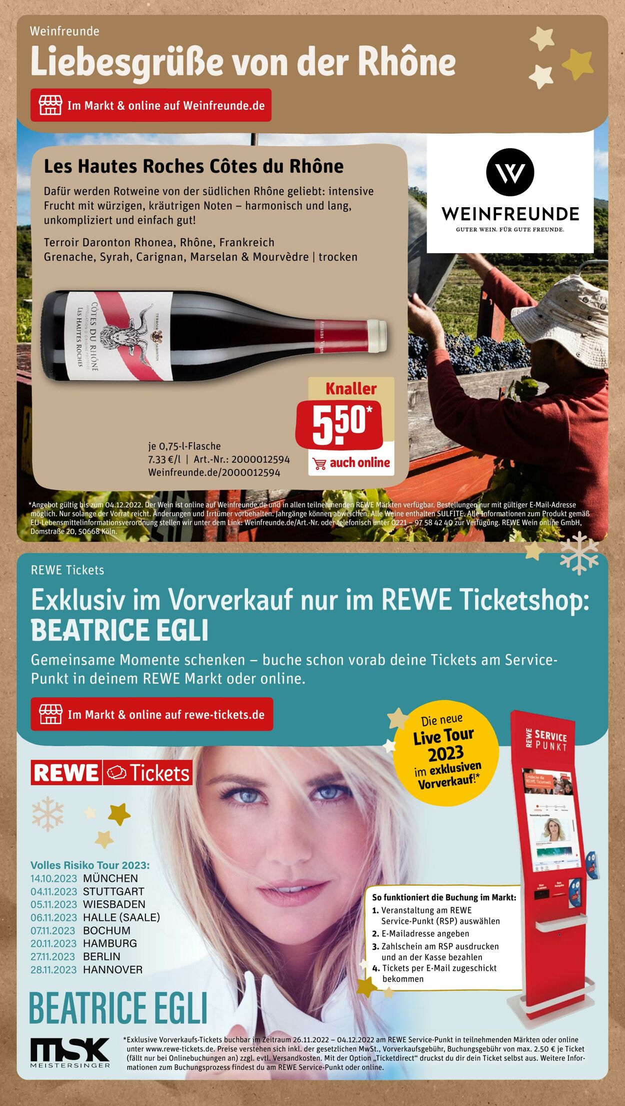 Prospekt Rewe 28.11.2022 - 03.12.2022