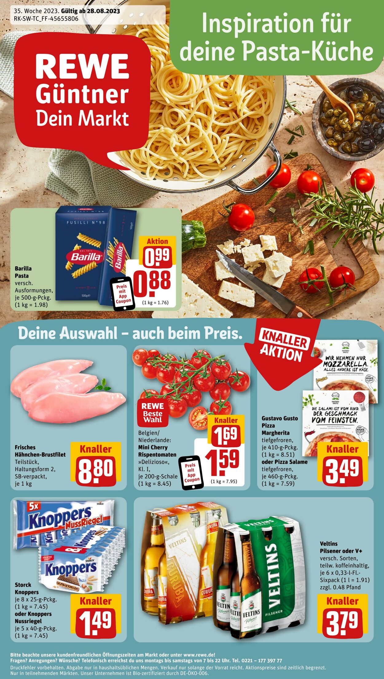 Prospekt Rewe 27.08.2023 - 02.09.2023