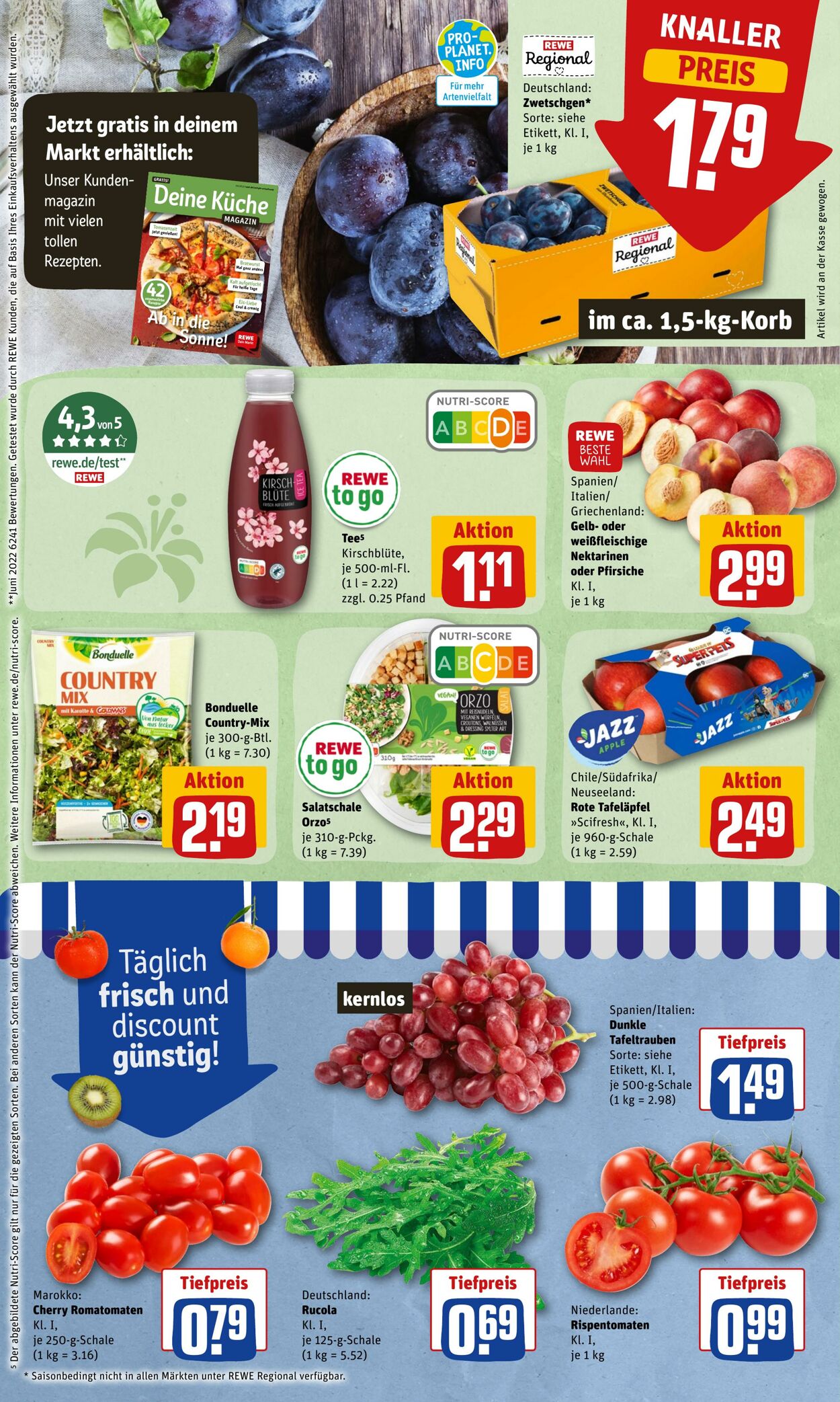 Prospekt Rewe 25.07.2022 - 30.07.2022