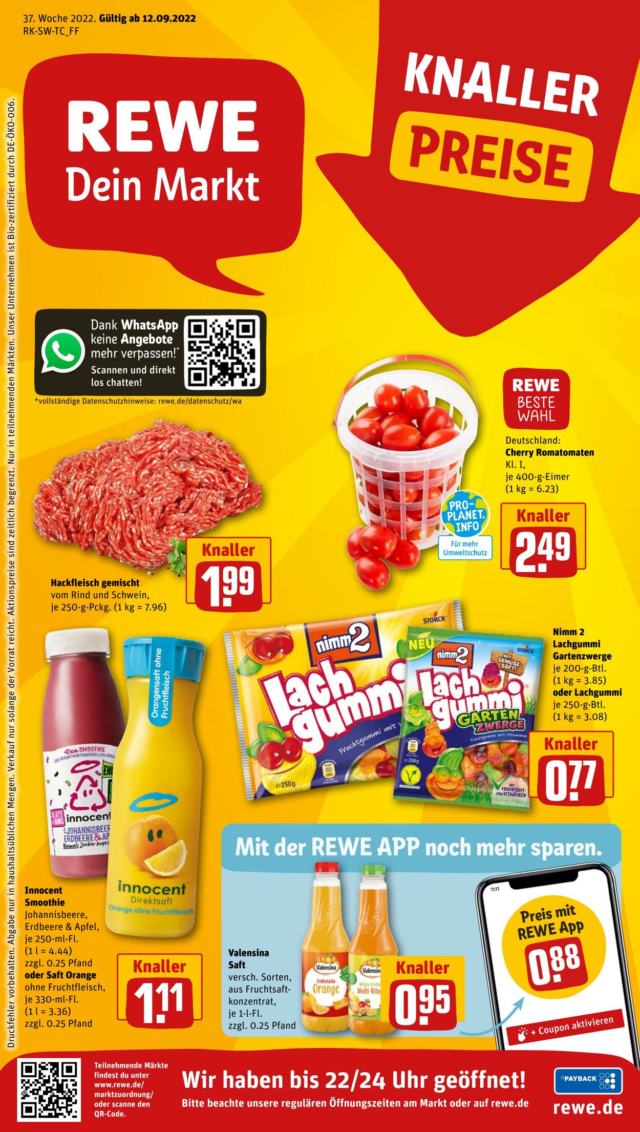 Prospekt Rewe 12.09.2022 - 17.09.2022