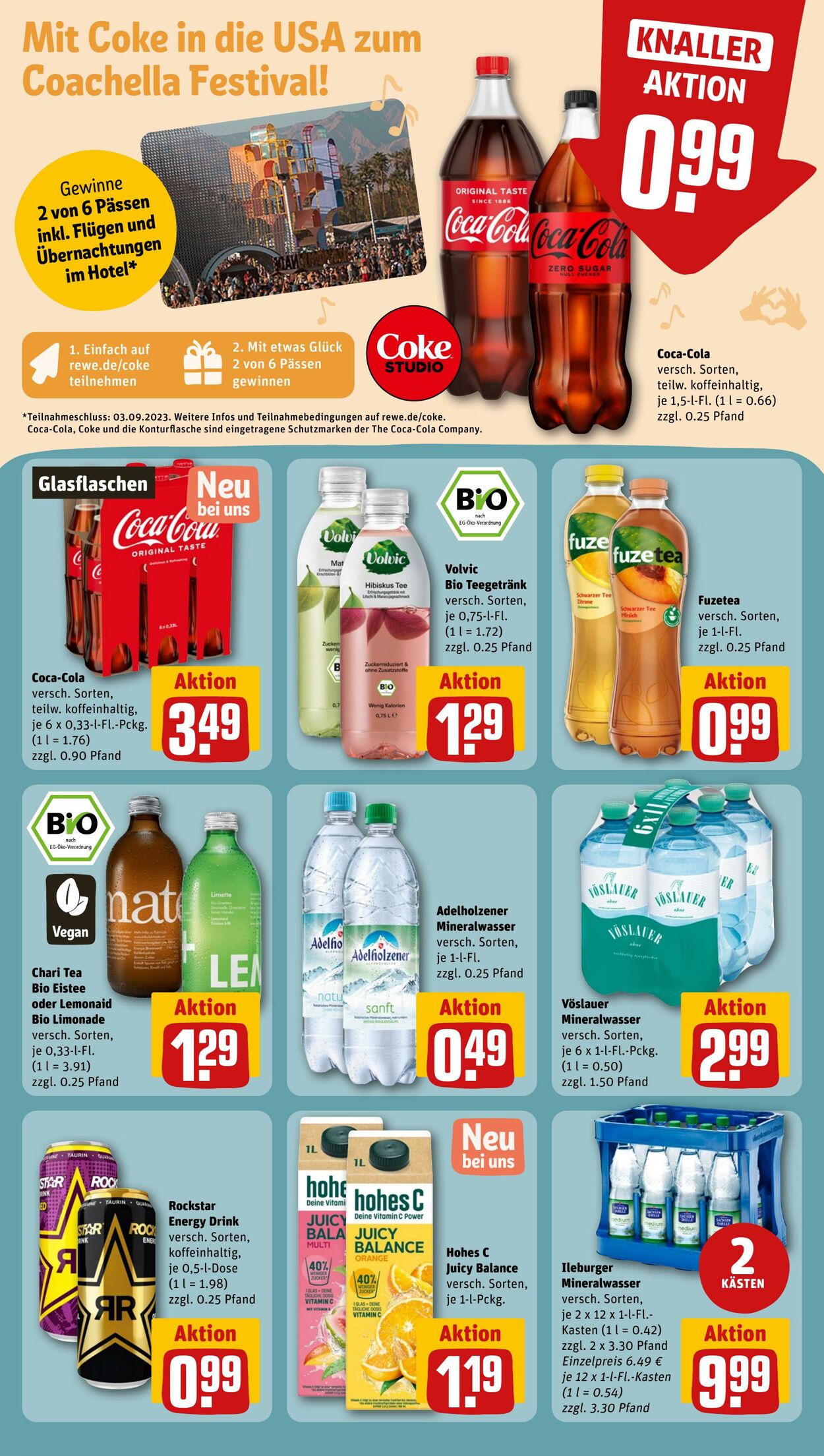 Prospekt Rewe 28.08.2023 - 02.10.2023