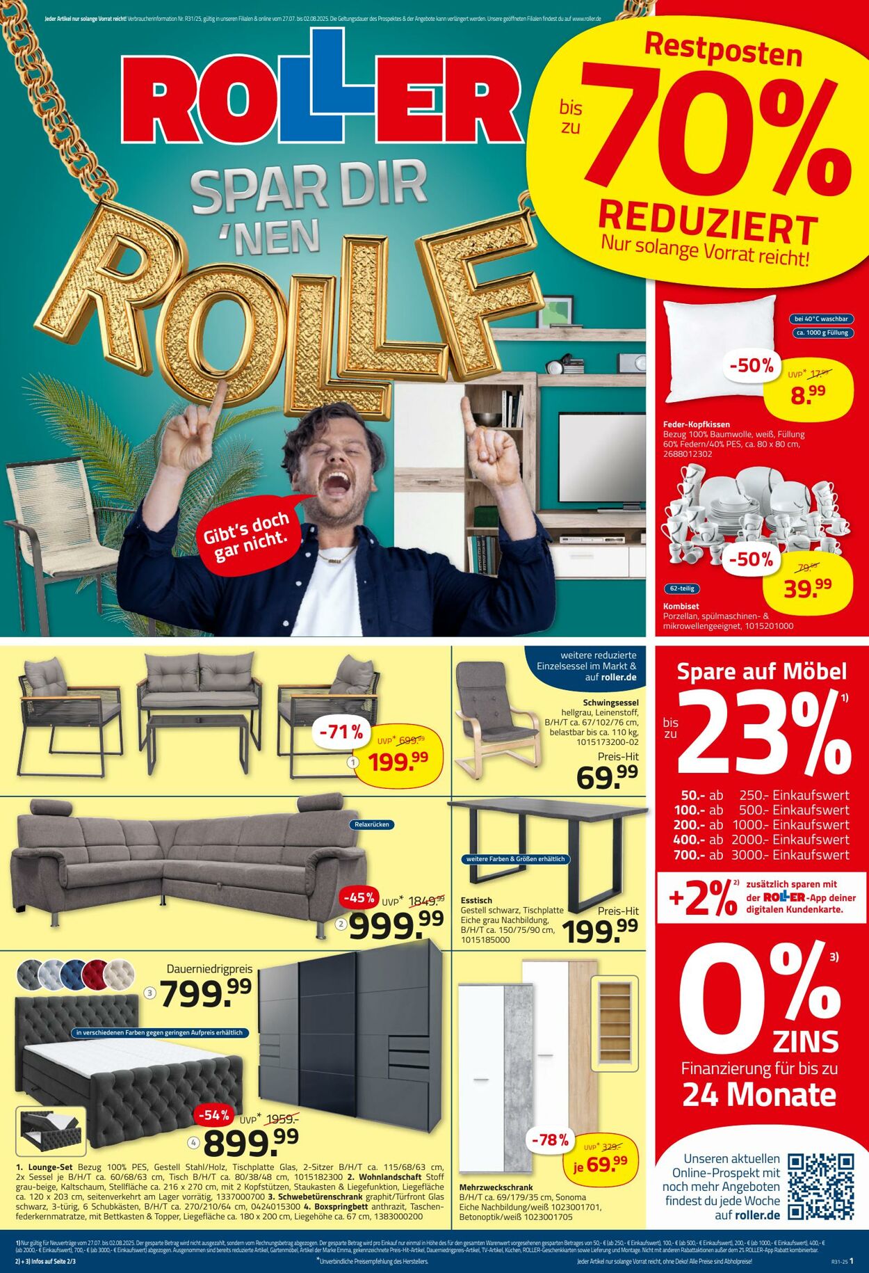 Prospekt Roller 27.07.2025 - 02.08.2025